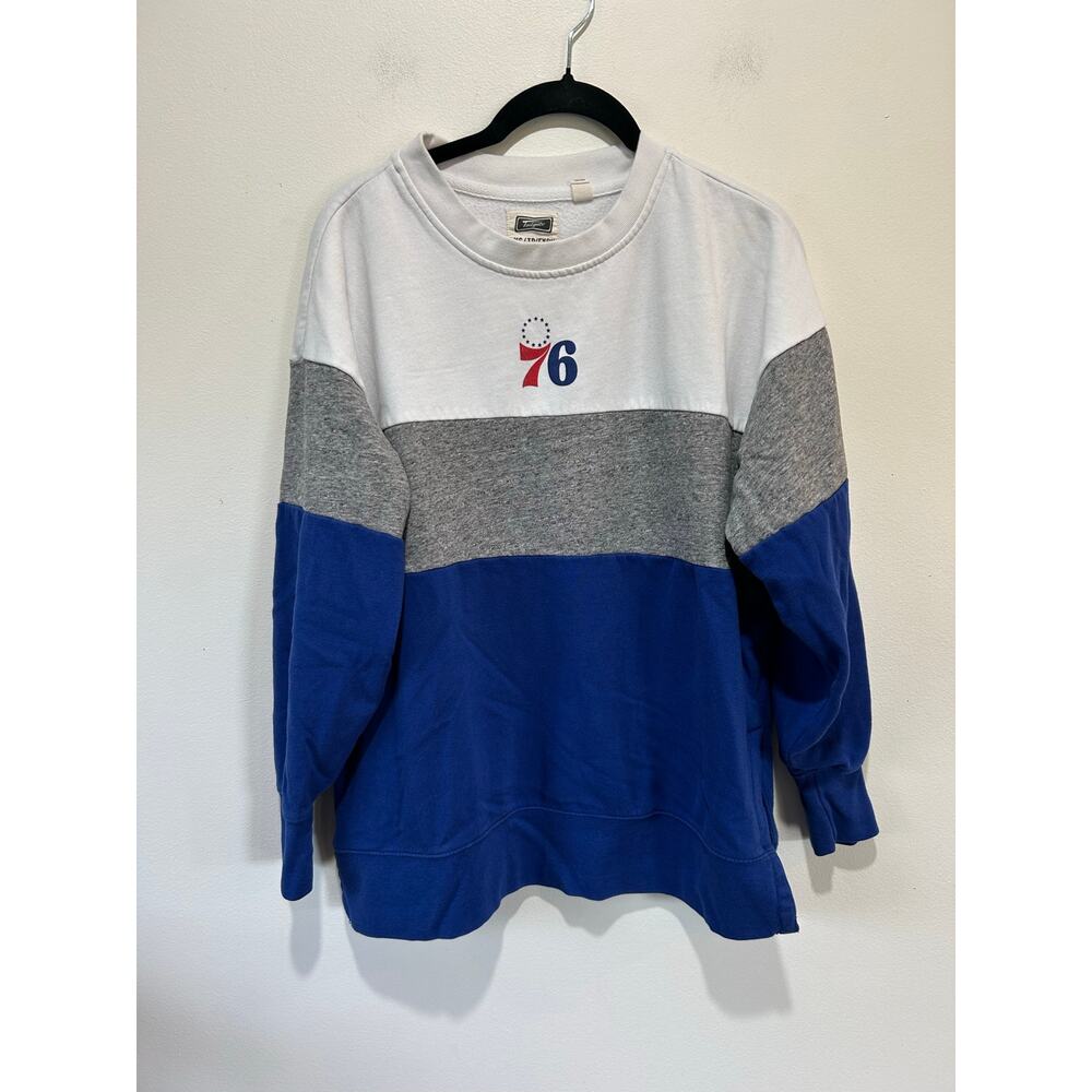 Tailgate Philadelphia 76ers sweatshirt size XS blue crew neck basketball